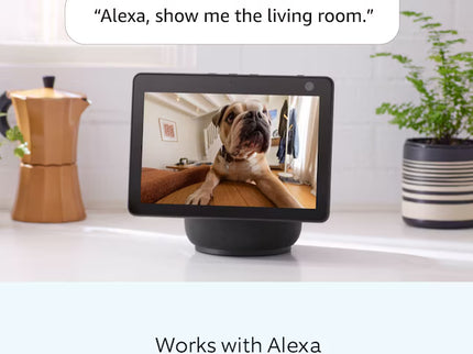 Ring Indoor Cam (2nd Gen) - Plug-In Smart Security Wifi Video Camera, with Included Privacy Cover, Night Vision, White