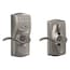 Schlage Camelot Satin Nickel Keypad Electronic Handle Lock
