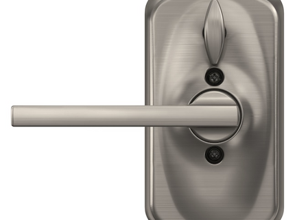 Schlage Customizable Keying Plymouth-Latitude Satin Nickel Keypad Electronic Handle Lock