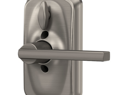 Schlage Customizable Keying Plymouth-Latitude Satin Nickel Keypad Electronic Handle Lock
