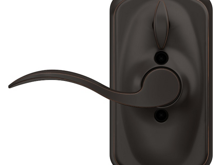 Schlage Customizable Keying Plymouth-Accent Aged Bronze Keypad Electronic Handle Lock