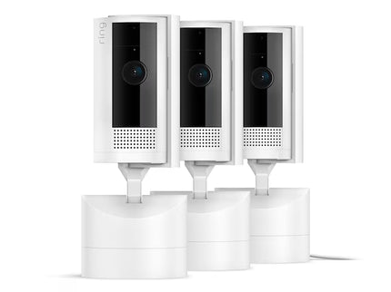 Ring Pan-Tilt Indoor Cam with 360 Horizontal Pan Coverage, Live View and Two-Way Talk, and HD Video 3-Pack