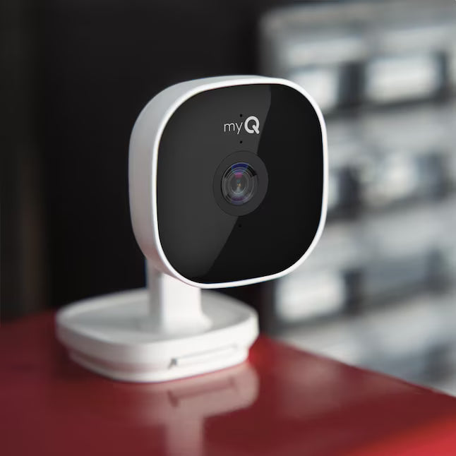 Chamberlain myQ Smart Indoor/Outdoor 1-Channel 1-Camera 1080P Plug-in Garage No Internal Memory Internet Cloud-based Security Camera System