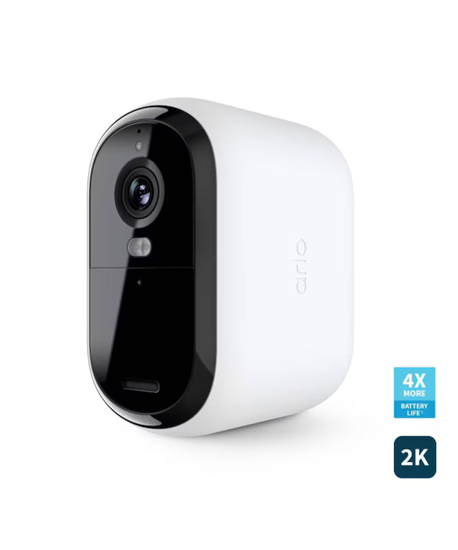 Arlo Essential XL Outdoor Camera 2K (2nd Generation) Indoor/Outdoor 1-Camera Battery-operated Spotlight Security Camera System