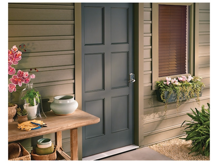 Schlage Touch Camelot Satin Nickel Touchscreen Keypad Electronic Handle Lock