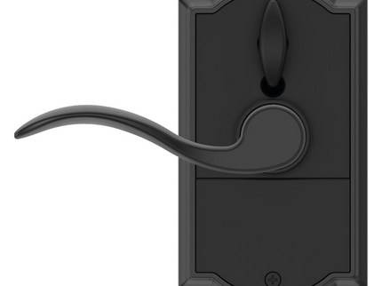 Schlage Touch Camelot-Accent Matte Black Touchscreen Keypad Electronic Handle Lock