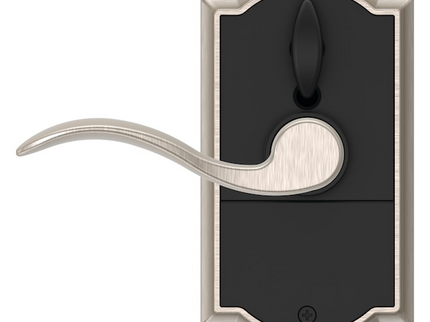 Schlage Touch Camelot-Accent Satin Nickel Touchscreen Keypad Electronic Handle Lock