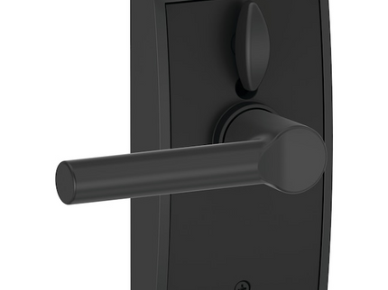 Schlage Touch Century-Broadway Matte Black Touchscreen Keypad Electronic Handle Lock