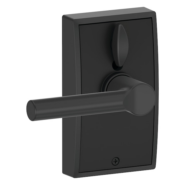 Schlage Touch Century-Broadway Matte Black Touchscreen Keypad Electronic Handle Lock