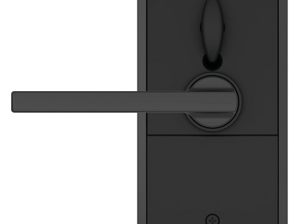 Schlage Touch Century-Latitude Matte Black Touchscreen Keypad Electronic Handle Lock