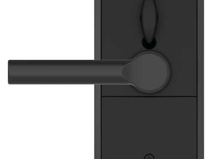 Schlage Touch Century-Broadway Matte Black Touchscreen Keypad Electronic Handle Lock