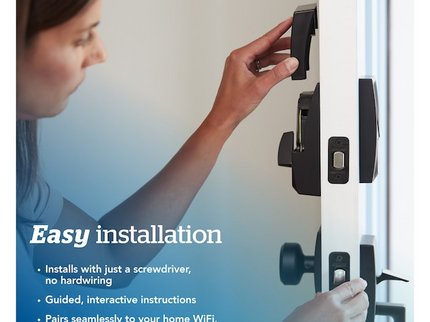 Schlage Encode Greenwich Aged Bronze Smart Wi-Fi and Bluetooth Touchscreen Keypad Electronic Deadbolt Lock