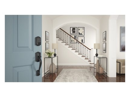 Schlage Encode Plus Camelot Matte Black Smart Wi-Fi and Bluetooth Touchscreen Keypad Electronic Deadbolt Lock