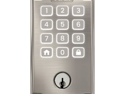 Schlage Arrive Camelot Satin Nickel Smart Wi-Fi and Bluetooth Keypad Electronic Deadbolt Lock