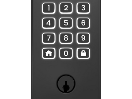 Schlage Arrive Century Matte Black Smart Wi-Fi and Bluetooth Keypad Electronic Deadbolt Lock