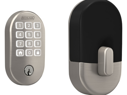 Schlage Arrive Remsen Satin Nickel Smart Wi-Fi and Bluetooth Keypad Electronic Deadbolt Lock