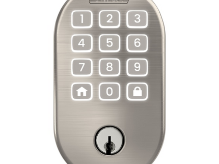 Schlage Arrive Remsen Satin Nickel Smart Wi-Fi and Bluetooth Keypad Electronic Deadbolt Lock