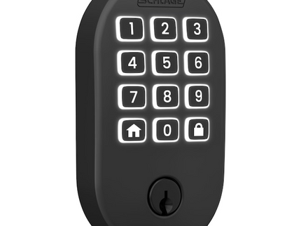 Schlage Arrive Remsen Matte Black Smart Wi-Fi and Bluetooth Keypad Electronic Deadbolt Lock