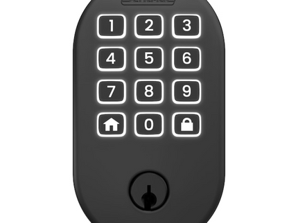 Schlage Arrive Remsen Matte Black Smart Wi-Fi and Bluetooth Keypad Electronic Deadbolt Lock