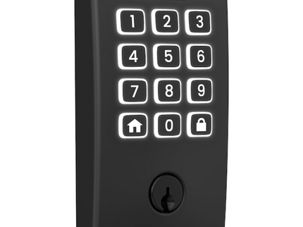 Schlage Arrive Century Matte Black Smart Wi-Fi and Bluetooth Keypad Electronic Deadbolt Lock
