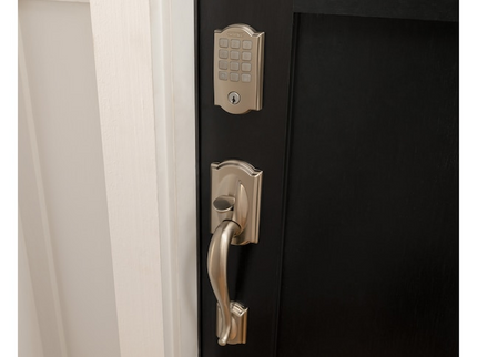 Schlage Arrive Camelot Satin Nickel Smart Wi-Fi and Bluetooth Keypad Electronic Deadbolt Lock