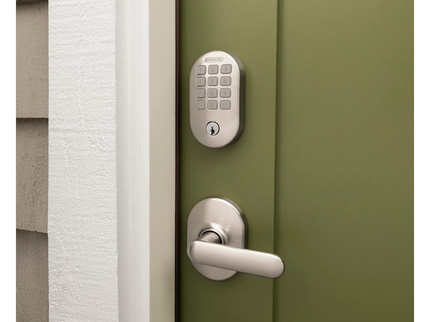 Schlage Arrive Remsen Satin Nickel Smart Wi-Fi and Bluetooth Keypad Electronic Deadbolt Lock