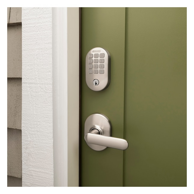 Schlage Arrive Remsen Satin Nickel Smart Wi-Fi and Bluetooth Keypad Electronic Deadbolt Lock