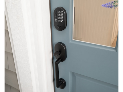 Schlage Arrive Remsen Matte Black Smart Wi-Fi and Bluetooth Keypad Electronic Deadbolt Lock