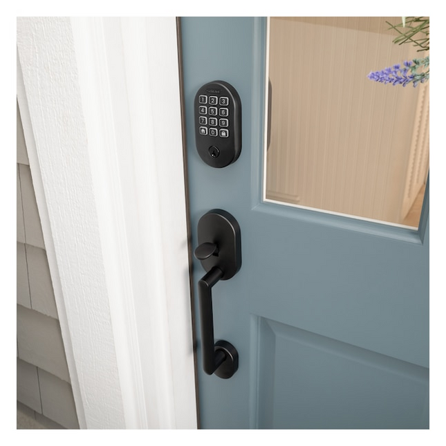 Schlage Arrive Remsen Matte Black Smart Wi-Fi and Bluetooth Keypad Electronic Deadbolt Lock