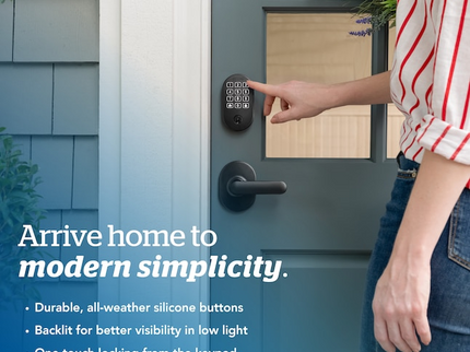 Schlage Arrive Century Matte Black Smart Wi-Fi and Bluetooth Keypad Electronic Deadbolt Lock