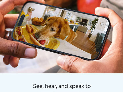 Ring Stick Up Cam Plug-In - Indoor/Outdoor Smart Security Wifi Video Camera with 2-Way Talk, Night Vision, White