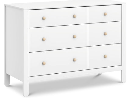 F30326WNX,Carter's,Marisol 6-Drawer Dresser in White/Washed Natural