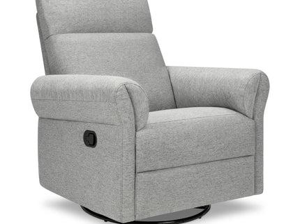M24386FTG,DaVinci,Suzy Flex Swivel Recliner w/ Adj. Arms & Headrest in Frost Grey