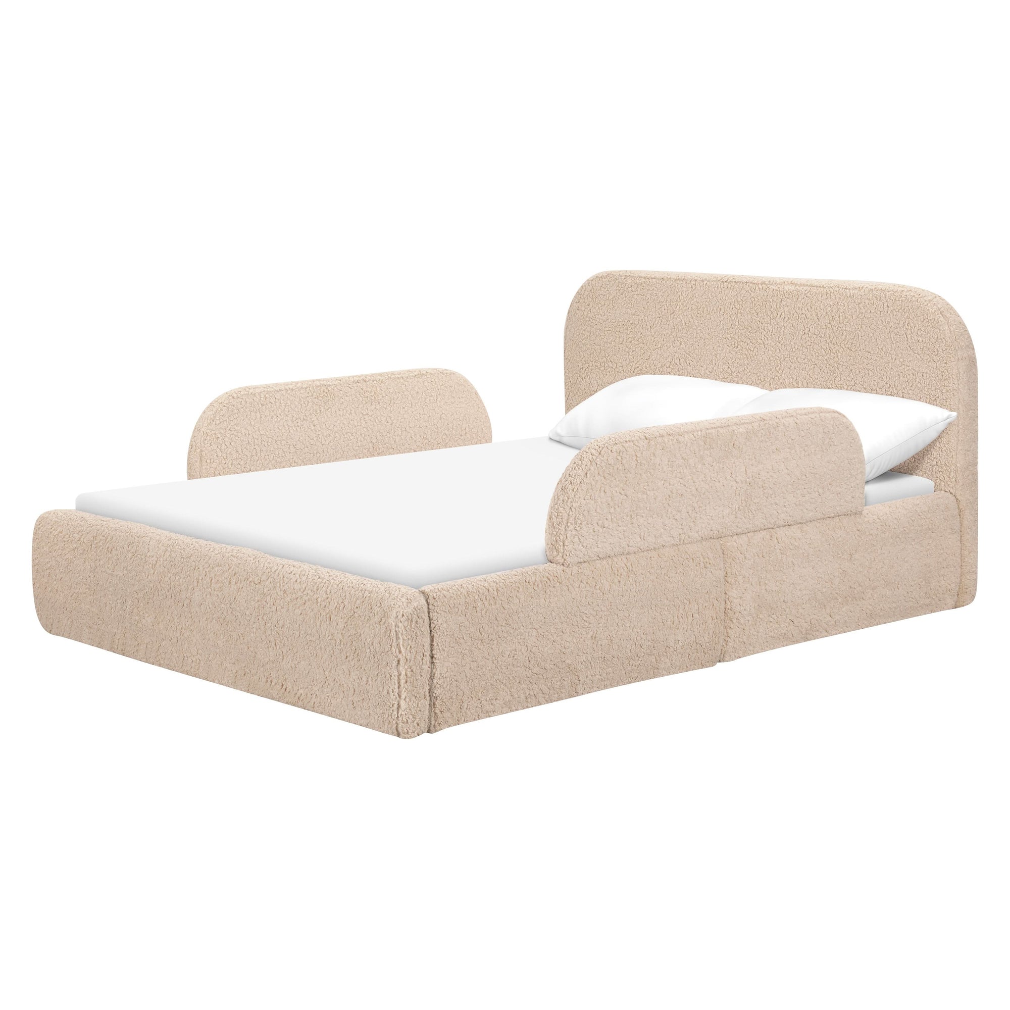 M31296CSG,Babyletto Kids,Nara Full Bed in Chai Shearling