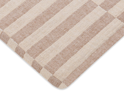 T30634,Babyletto,Cocoa Stripe Muslin All-Stages Bassinet Sheet in GOTS Certified Organic Cotton