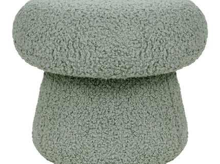 M31685ST,Babyletto Kids,Mushroom Pouf in Sage Teddy Loop