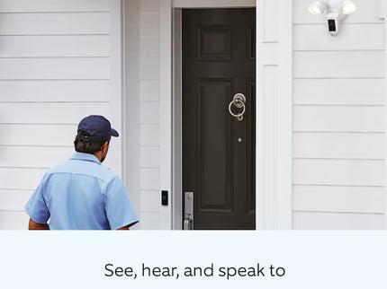 Ring Floodlight Cam Wired Plus - Smart Security Video Camera with 2 Motion-Activated LED Floodlights, 2-Way Talk, Color Night Vision, Black