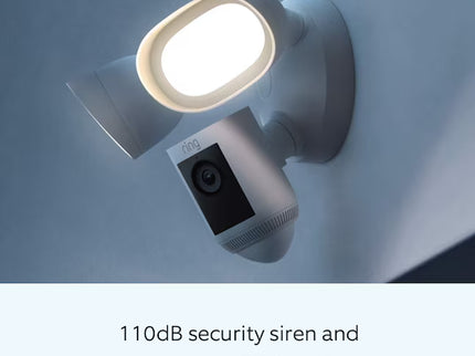 Ring Floodlight Cam Pro with 2K Video and Ring Vision, 2 LED Lights, Dual Band Wi-Fi, and 3D Motion Detection, Black