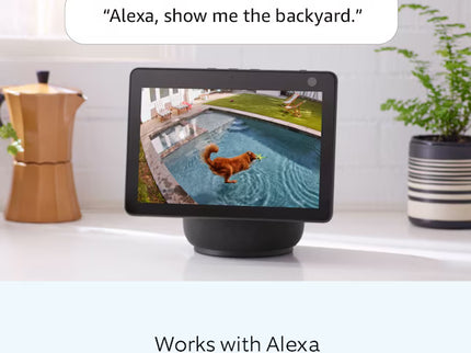 Ring Floodlight Cam Pro with 2K Video and Ring Vision, 2 LED Lights, Dual Band Wi-Fi, and 3D Motion Detection, Black