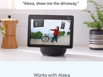 Ring Spotlight Cam Pro, Plug-In with 2K Video and Ring Vision, LED Lights, Dual-Band Wifi, and 3D Motion Detection, Black