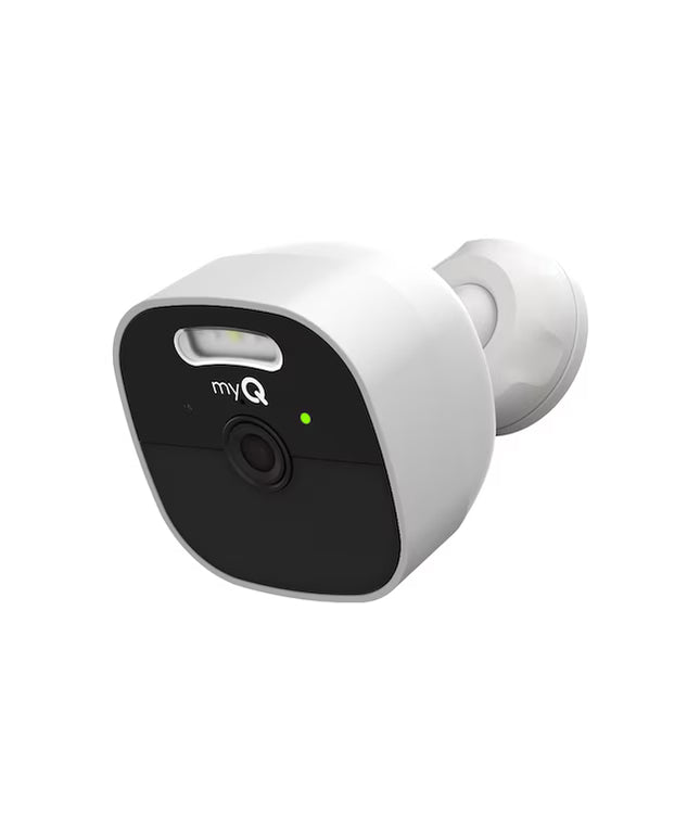 Chamberlain myQ Outdoor 1 -Channel 1 -Camera 2K Battery-operated Mounted No internal memory Internet Cloud-based Security Camera System