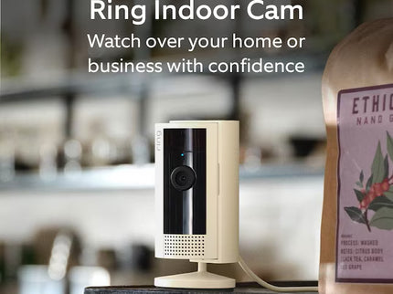 Ring Indoor Cam (2nd Gen) - Plug-In Smart Security Wifi Video Camera, with Included Privacy Cover, Night Vision, Starlight