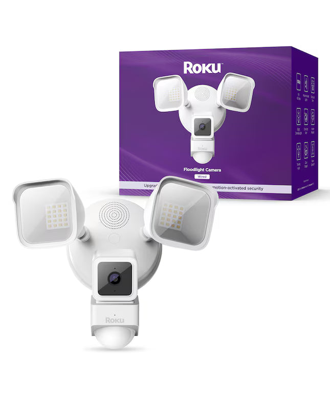 Roku Floodlight Camera Wired