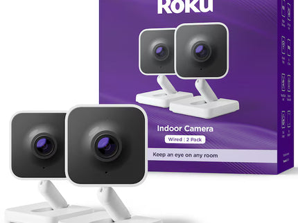 Roku INDOOR CAMERA PLUGIN 2PK WHITE