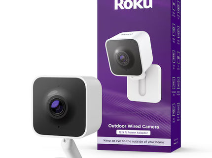 Roku OUTDOOR CAMERA PLUGIN WHITE