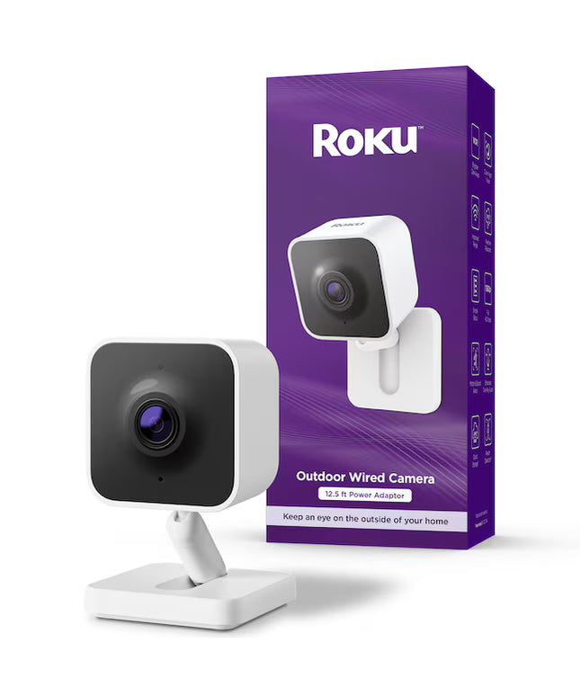 Roku OUTDOOR CAMERA PLUGIN WHITE