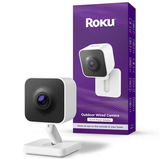 Roku OUTDOOR CAMERA PLUGIN WHITE