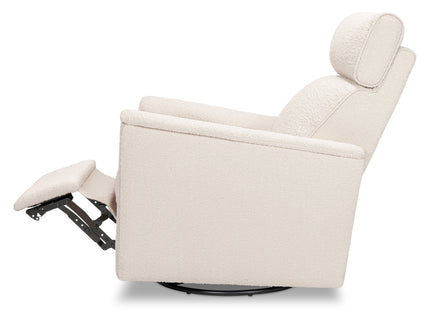 M17186PWB,Namesake,Willa Plus Power Glider Recliner w/ Power Headrest in Performance Ivory Boucle