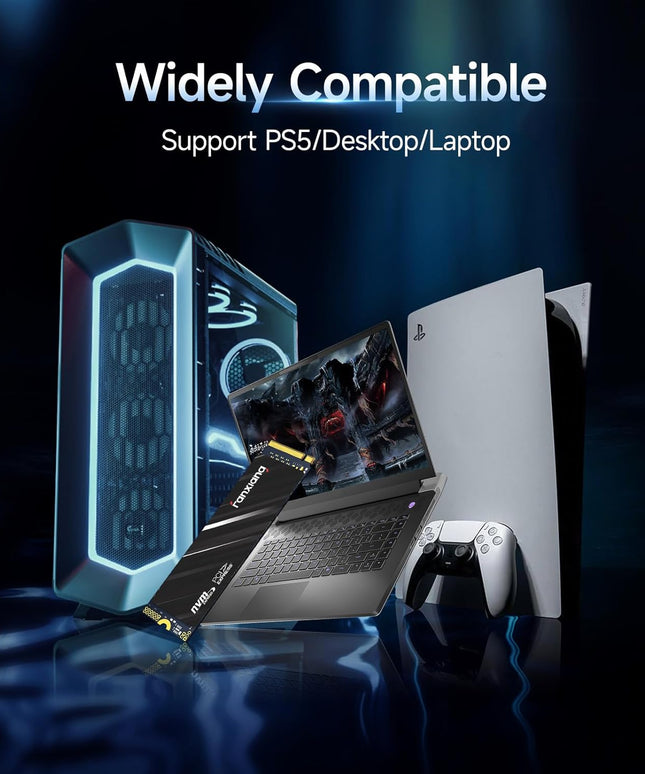 2TB NVMe SSD PCIe Gen4 M.2 SSD for PS5