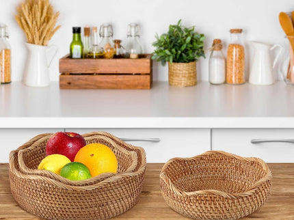 Solora 5 Pcs Round Rattan